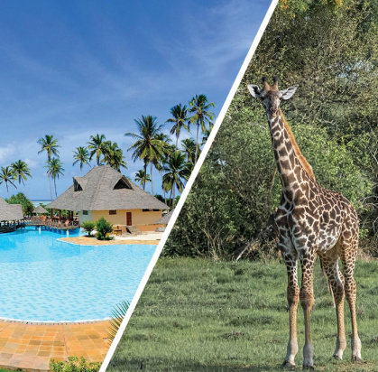 Combiné Neptune Pwani Beach Resort & Spa 5* & Safari 2 nuits dans la réserve de Selous en avion, Combiné Tanzanie, Zanzibar par Ôvoyages Combiné Neptune Pwani Beach Resort & Spa 5* & Safari 2 nuits dans la réserve de Selous en avion, Combiné Tanzanie, Zanzibar par Ôvoyages