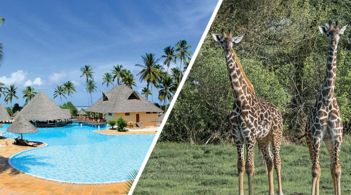 Combiné Neptune Pwani Beach Resort & Spa 5* & Safari 2 nuits dans la réserve de Selous en avion, Combiné Tanzanie, Zanzibar par Ôvoyages Combiné Neptune Pwani Beach Resort & Spa 5* & Safari 2 nuits dans la réserve de Selous en avion, Combiné Tanzanie, Zanzibar par Ôvoyages