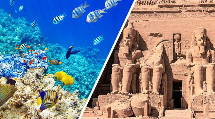 Combiné Culture & Détente Ôclub 5* avec visites & séjour au Golden Beach Resort 4* by Ôvoyages, Circuit Egypte, Louxor par Ôvoyages Combiné Culture & Détente Ôclub 5* avec visites & séjour au Golden Beach Resort 4* by Ôvoyages, Circuit Egypte, Louxor par Ôvoyages