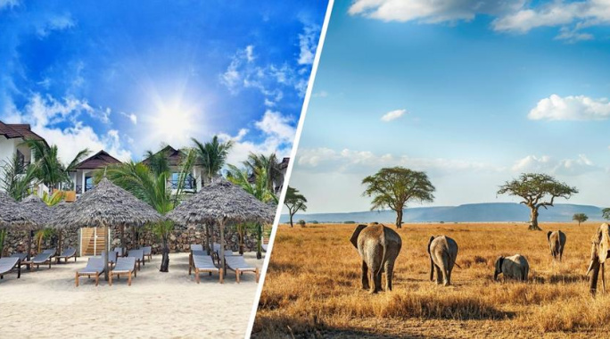Combiné Ôclub Zen Sansi Kendwa Beach Resort 4* & Safari 3 nuits en avion, Combiné Tanzanie, Zanzibar par Ôvoyages Combiné Ôclub Zen Sansi Kendwa Beach Resort 4* & Safari 3 nuits en avion, Combiné Tanzanie, Zanzibar par Ôvoyages