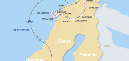 Circuit-Croisière Cap Nord, île Lofoten & Laponie, Circuit Finlande, Laponie par Ôvoyages Circuit-Croisière Cap Nord, île Lofoten & Laponie, Circuit Finlande, Laponie par Ôvoyages
