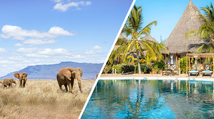 Combiné Exploreans Malaika Villas & Beach Club 3* & Safari 1 nuit dans le parc national de Tsavo Est, Séjour Kenya par Ôvoyages Combiné Exploreans Malaika Villas & Beach Club 3* & Safari 1 nuit dans le parc national de Tsavo Est, Séjour Kenya par Ôvoyages