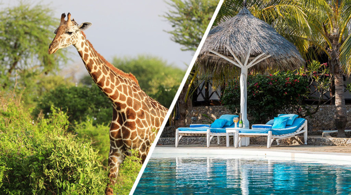Combiné Exploreans Malaika Villas & Beach Club & Safari 2 nuits dans le parc national de Tsavo, Séjour Kenya par Ôvoyages Combiné Exploreans Malaika Villas & Beach Club & Safari 2 nuits dans le parc national de Tsavo, Séjour Kenya par Ôvoyages