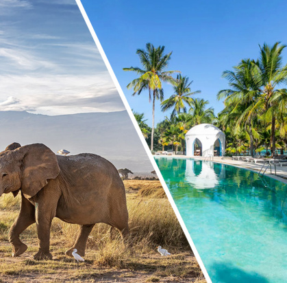 Combiné Ôclub Experience Sun Palm Beach Hotel & Resort 4* + Safari 2 nuits dans le parc national de Tsavo, Combiné Kenya par Ôvoyages Combiné Ôclub Experience Sun Palm Beach Hotel & Resort 4* + Safari 2 nuits dans le parc national de Tsavo, Combiné Kenya par Ôvoyages