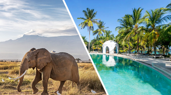 Combiné Ôclub Experience Sun Palm Beach Hotel & Resort 4* + Safari 2 nuits dans le parc national de Tsavo, Combiné Kenya par Ôvoyages Combiné Ôclub Experience Sun Palm Beach Hotel & Resort 4* + Safari 2 nuits dans le parc national de Tsavo, Combiné Kenya par Ôvoyages