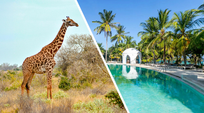 Ôcombiné - Ôclub Sun Palm Beach 4* & safari 2 nuits Tsavo, Circuit Kenya par Ôvoyages Ôcombiné - Ôclub Sun Palm Beach 4* & safari 2 nuits Tsavo, Circuit Kenya par Ôvoyages