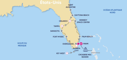 Circuit de la Floride à Key West avec croisière aux Bahamas, Combiné Etats-Unis, Floride, Miami par Ôvoyages Circuit de la Floride à Key West avec croisière aux Bahamas, Combiné Etats-Unis, Floride, Miami par Ôvoyages