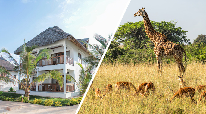 Ôcombiné - Bahari Villas 4* & Safari 2 nuits Selous, Séjour Tanzanie, Zanzibar par Ôvoyages Ôcombiné - Bahari Villas 4* & Safari 2 nuits Selous, Séjour Tanzanie, Zanzibar par Ôvoyages