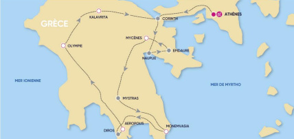 Autotour Spécial Péloponnèse 3*/4*, Circuit Grèce & ses îles, Athènes et sa région par Ôvoyages Autotour Spécial Péloponnèse 3*/4*, Circuit Grèce & ses îles, Athènes et sa région par Ôvoyages