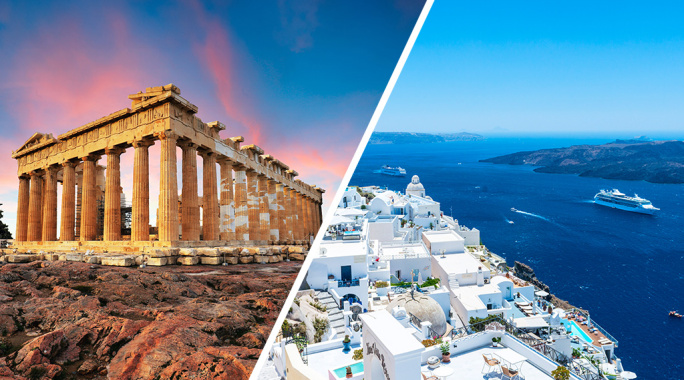 Combiné Athènes & Îles de Santorin Grèce, Combiné Grèce, Santorin par Ôvoyages Combiné Athènes & Îles de Santorin Grèce, Combiné Grèce, Santorin par Ôvoyages