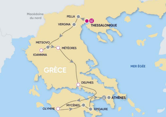 Autotour Macédoine & Péloponnèse 3* ou 4* Autotour Macédoine & Péloponnèse 3* ou 4*