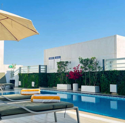 Hôtel Hampton by Hilton Dubai Al Barsha 3*, Séjour Emirats Arabes Unis, Dubaï par Ôvoyages Hôtel Hampton by Hilton Dubai Al Barsha 3*, Séjour Emirats Arabes Unis, Dubaï par Ôvoyages