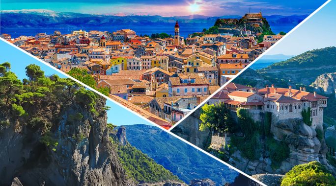 Autotour Corfou, Ioannina, Delphes & Les Météores, Circuit Grèce & ses îles, Corfou par Ôvoyages Autotour Corfou, Ioannina, Delphes & Les Météores, Circuit Grèce & ses îles, Corfou par Ôvoyages