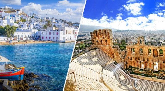 Combiné Athènes, île de Mykonos & île de Paros 2* ou 3*, Combiné Grèce & ses îles, Cyclades, Paros par Ôvoyages Combiné Athènes, île de Mykonos & île de Paros 2* ou 3*, Combiné Grèce & ses îles, Cyclades, Paros par Ôvoyages