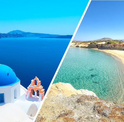 Combiné île de Santorin & île de Naxos 2* ou 3*, Combiné Grèce & ses îles, Cyclades, Santorin par Ôvoyages Combiné île de Santorin & île de Naxos 2* ou 3*, Combiné Grèce & ses îles, Cyclades, Santorin par Ôvoyages