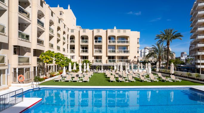 Hôtel Ms Aguamarina Suites 4*, Séjour Espagne & ses îles, Andalousie, Malaga et sa région par Ôvoyages Hôtel Ms Aguamarina Suites 4*, Séjour Espagne & ses îles, Andalousie, Malaga et sa région par Ôvoyages